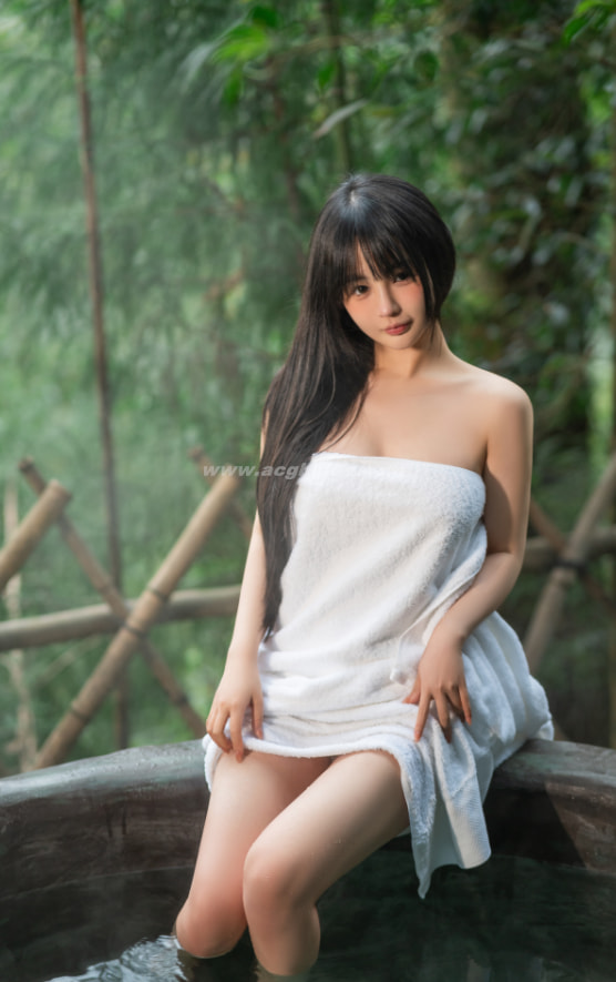 樱井宁宁泡温泉，宁宁子同学的另类放松方式