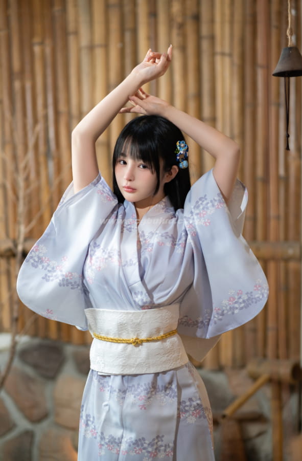 桜井宁宁新买了和服浴衣，宁宁子同学来到乡下泡温泉