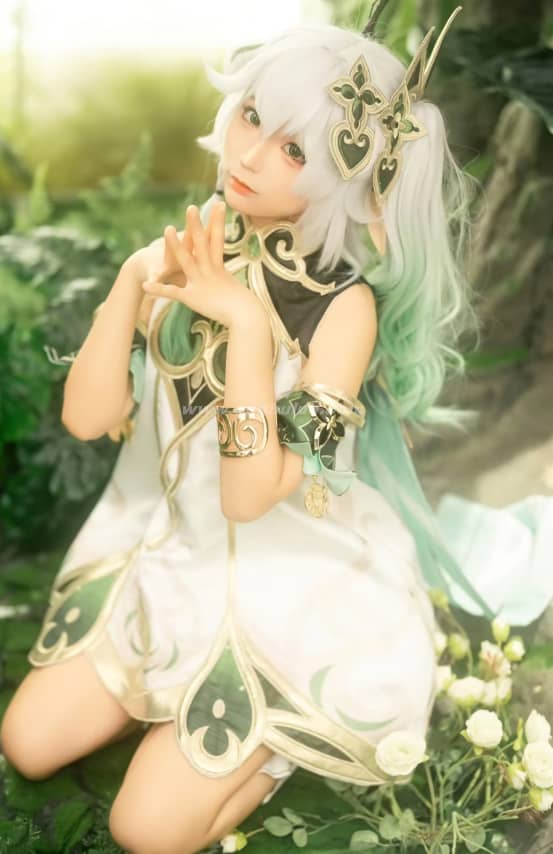 蠢沫沫cosplay大慈树王揭秘：完美还原游戏原神角色