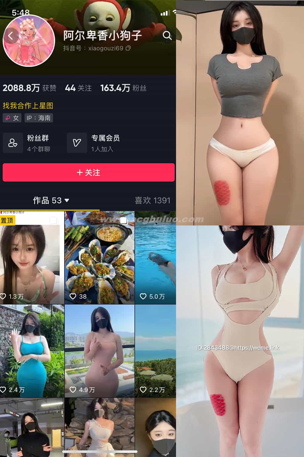 抖音 阿尔卑香小狗子 微密圈 NO.012期 【7P1V】(抖音阿尔卑香小狗子维密圈免费)插图